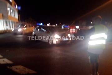 Atropello de un joven motorista en la rotonda de El Calero (Telde)/TA,